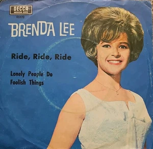 Brenda Lee Ride Ride Ride/Lonely People ....Brunswick 45 Pic Sleeve - Picture 1 of 3