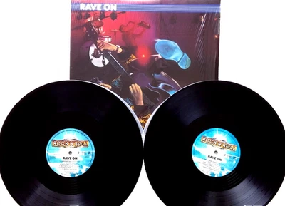 Rave On Rock n roll Rockabilly vinyl record DOUBLE NEAR MINT - Image 1 of 4