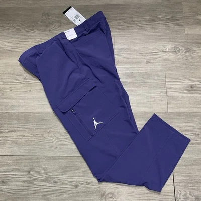 Calça Nike Air Jordan Golf Repel tecido fina roxa DZ0542-502 masculina tamanho 34 x 32 - Imagem 1 de 4