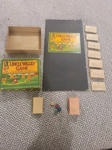 VINTAGE UNCLE WIGGLY BOARD GAME MILTON BRADLEY C. 1916 - VERY RARE HISTORY! - Picture 1 of 12