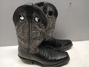 laredo cowboy boots mens 11D Black Distressed - Picture 1 of 11