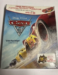 Cars 3 Bluray DVD Digital Target Exclusive Lightning McQueen Puzzle Car *NEW* - Picture 1 of 2