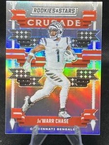 2024 Panini Rookies & Stars Ja'Marr Jamarr Chase Crusade PLATA Prizm Bengals - Imagen 1 de 2