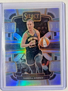 2024 WNBA SELECT SILVER HOLO PRIZM SABRINA IONESCU NEW YORK LIBERTY CONCOURSE 63 - Picture 1 of 2