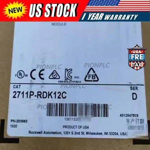 AB 2711P-RDK12C PanelView Plus 1250 Keypad Interface Fast Shipping 1PCS - Picture 1 of 1