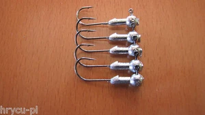 5 ABERDEN MINI JIGKÖPFE GR. 2  - 4g FÜR TWISTER HIT ! - Bild 1 von 1