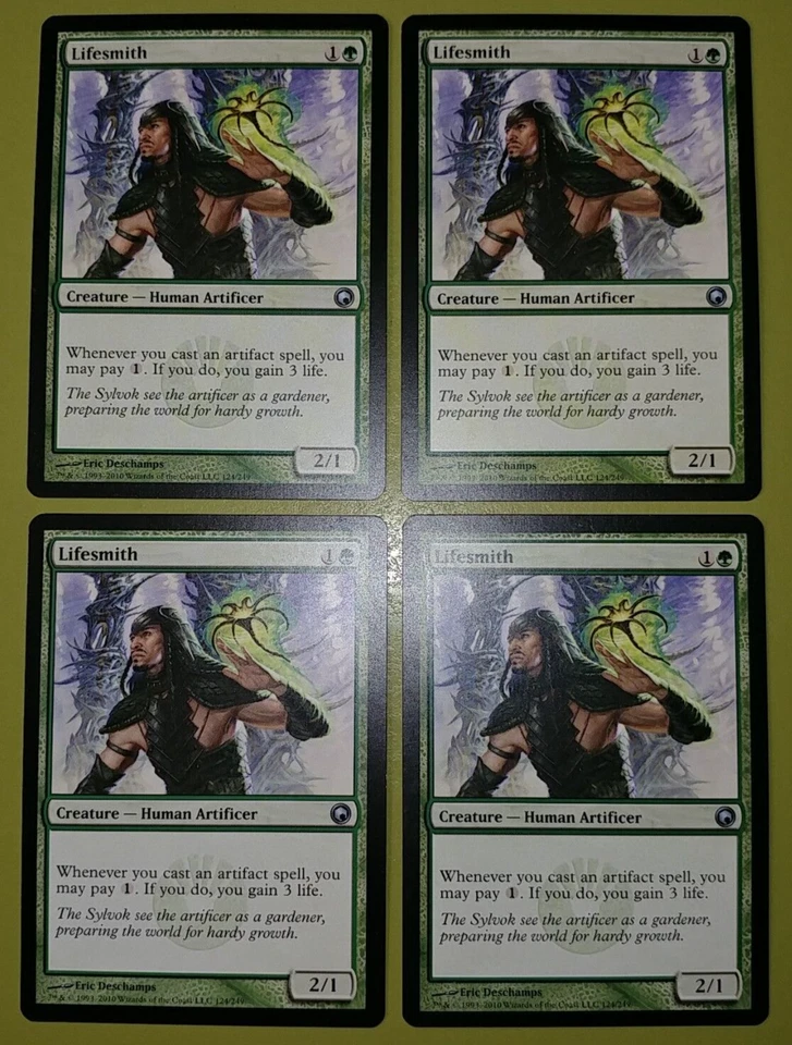 Lifesmith x4 Scars of Mirrodin 4x Playset Magic the Gathering MTG - Image 1 of 1