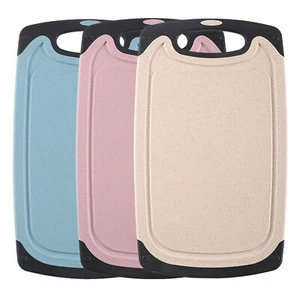 Vegetable Chopping Board Contrast Color Chop Fruit Non-stick Kitchen Cutting - Picture 1 of 11