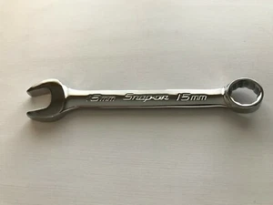 Snap-On Tools USA NEW 15mm Metric Short Length Combo Wrench OEXM15B - Picture 1 of 6
