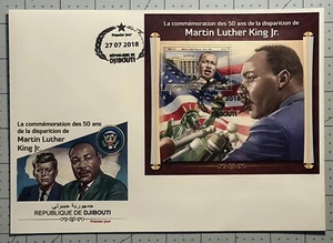 Djibouti 2018 (Large FDC) “Martin Luther King Jr. 50th Memorial Anniversary” - Picture 1 of 1