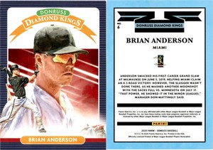 Brian Anderson 2020 Donruss Baseball Card 6  Miami Marlins