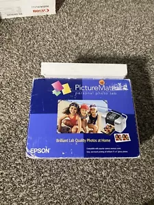 Epson PictureMate Digital Photo Inkjet Printer Personal Photo Lab W Extra Paper - Picture 1 of 6