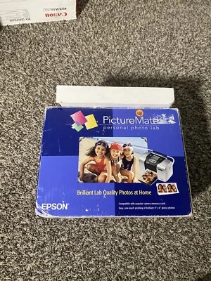 Epson PictureMate Digital Photo Inkjet Printer Personal Photo Lab W Extra Paper - Image 1 of 4
