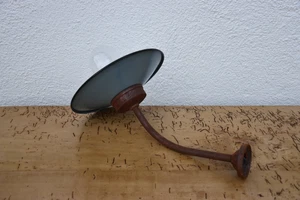 AnNo10 Antike Emaille Lampe/Hof Lampe/ Bauernhof - Bild 1 von 9