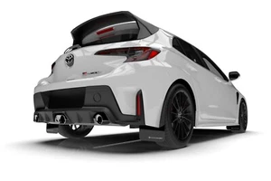 Rally Armor UR Black w/ White Logo Mud Flaps Set for Toyota GR Corolla Hatch - Picture 1 of 3