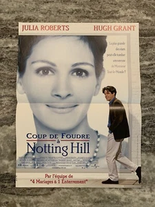 NOTTING HILL - JULIA ROBERTS / HUGH GRANT - ORIGINAL SMALL FRENCH MOVIE POSTER - Picture 1 of 5
