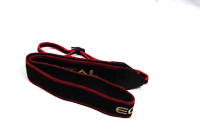 Correa para el cuello de hombro y cámara Canon EOS genuina clásica negra/roja DSLR digital Foto 1 de 4