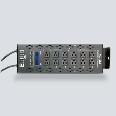 Chauvet DJ Pro-D6 6-Channel DMX-512 Dimmer / Switch Pack with Variable Dimming - Image 1 of 3