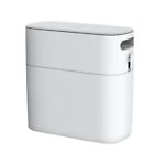 Press Type Trash Can Long Cylindrical Shape Home Furnishings Paper Bucket