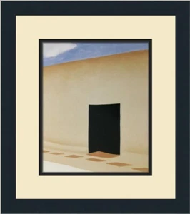 Georgia O'Keeffe Patio with Cloud Custom Framed Print - Picture 1 of 2