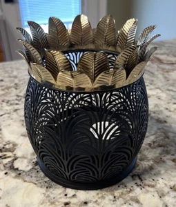 Bath And Body Works 3 Wick Candle Holder - Pinapple Luminary - New! Gorgeous! - Picture 1 of 7
