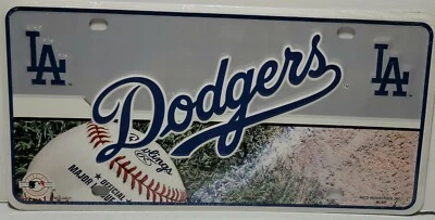 LOS ANGELES DODGERS HIGH QUALITY LICENSE PLATE REPRESENT - Image 1 of 2