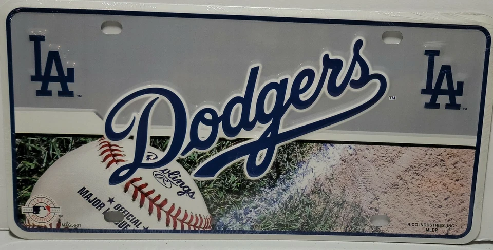 LOS ANGELES DODGERS HIGH QUALITY LICENSE PLATE REPRESENT - Image 1 of 2