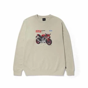 Huf 420 CC Crewneck Sweatshirt Stone - Picture 1 of 2
