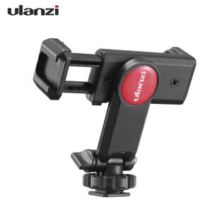Ulanzi Cell Phone Clip Holder Hot Shoe Adapter Tripod Mount for DSLR Camera L0A2