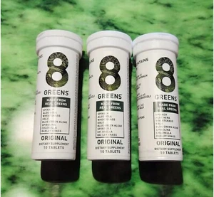 8 Greens Original 10 Tabs, Set of 3, (Exp 06/27) - Picture 1 of 1