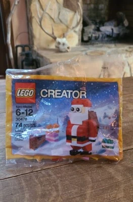 НОВЫЙ LEGO Christmas САНТА-КЛАУС Веселый Санта СНЯТ С ПРОИЗВОДСТВА 30478 наполнитель для чулок - Изображение 1 из 4