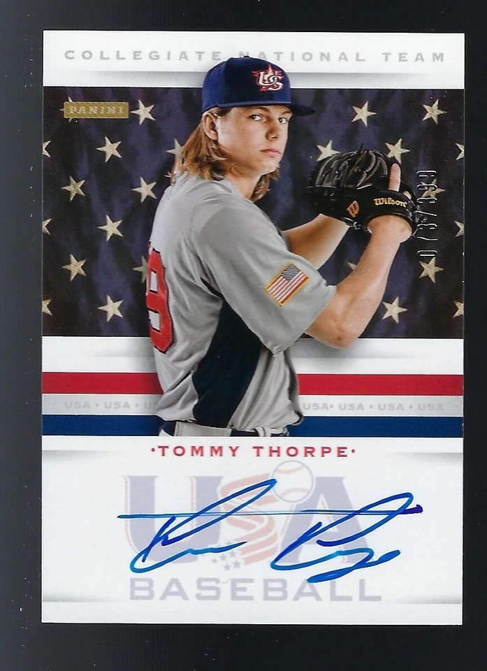 2013 Panini USA Baseball Collegiate National Team Autograph Tommy Thorpe - Image 1 of 1