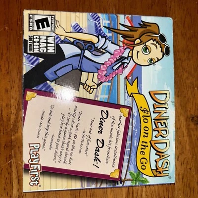 Diner Dash: Flo on the Go CD-ROM Game By PlayFirst. PC/MAC. New/Sealed - Image 1 of 2