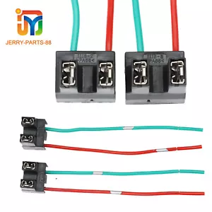 H7 for Two Harness Head Light Low Beam Bulb Connector Socket Wire Pigtail Female - Picture 1 of 6