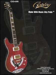 Copley Master Series CEG-688 American Bald Eagle electric guitar advertisement - Picture 1 of 3