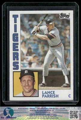 1984 Topps #640 Lance Parrish Detroit Tigers 4.2A - Image 1 of 2