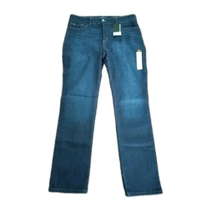 Jeans donna Lee taglia 14M W34 L32 blu ultra lux comfort gamba dritta vita media - Foto 1 di 12