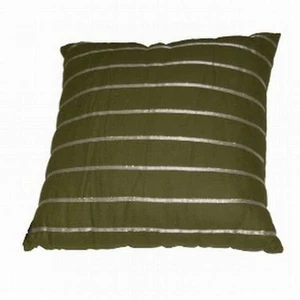 Allen & Roth Green Ribbon Stripe Throw Pillow Accent Cushion - Picture 1 of 1