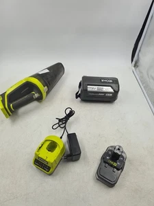 Ryobi Cordless Tool Lot: Vacuum, R18HV, 2 Batteries, Charger - Picture 1 of 20