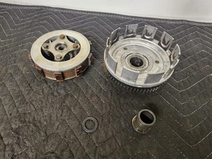 #A402 1987 Honda TRX 250x 250 X ATV Used OEM Clutch Basket FAST SHIP 🔥  - Picture 1 of 7