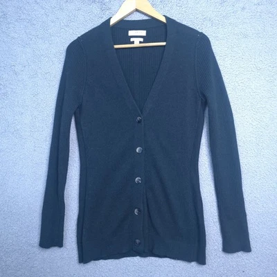 Cárdigan Suéter Kenar Y2K 2 CAPAS Cachemira Para Mujer Talla Mediana Pequeño Verde azulado oscuro LEER Foto 1 de 4