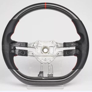 Carbon Fiber Perforated Flat Steering Wheel for Mercedes Benz AMG E S Class 21+ - Picture 1 of 8