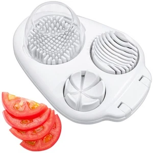 Egg Slicer for Hard Boiled Eggs - 3 Slice Modes Egg Cutter, Heavy Duty, Stain... - Picture 1 of 9