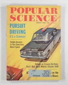 1962 Aug POPULAR SCIENCE Space Missions POLICE PURSUIT DRIVING Ford Thunderbird - Picture 1 of 6