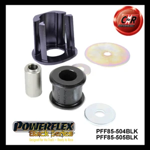 Powerflex Black LowEngMnt Bush Kit For Seat Altea 04-Mid08 PFF85-504 + 85-505BLK - Picture 1 of 10