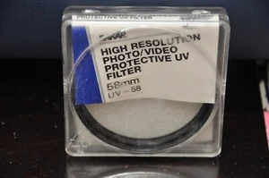 Filtro protector Sakar UV 58 mm - Artículo # UV-58CL ¡NUEVO! - Imagen 1 de 1