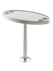 Kit de mesa desmontable Vetus fácil montaje con pedestal 70 cm - para casa rodante, etc. - Imagen 1 de 5