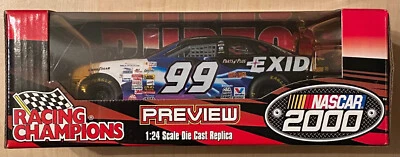Coche diecast Jeff Burton escala 1:24 Racing Champions 2000 Exide NASCAR Foto 1 de 4
