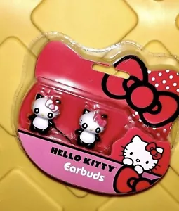 ❤️ HOT TOPIC ❤️ Hello Kitty Earbuds From 2011 new and EXTREMELY RARE - Picture 1 of 6