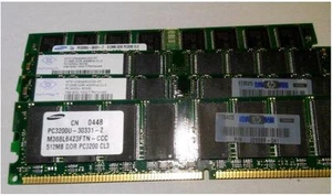 1 x 512MB DIMM DDR 400 -pc3200 memoria para ordenador - Imagen 1 de 1